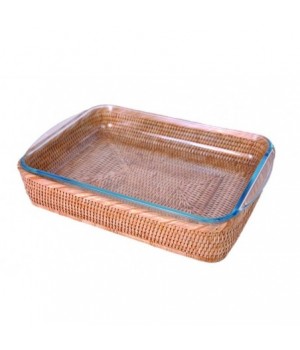 Plat rect. Pyrex